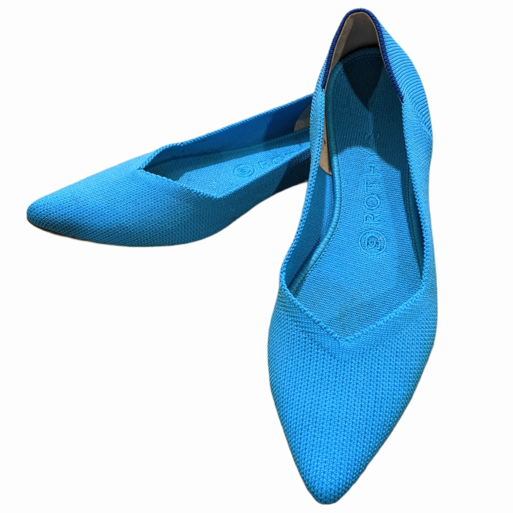 Rothy's The Point Blue Shoes